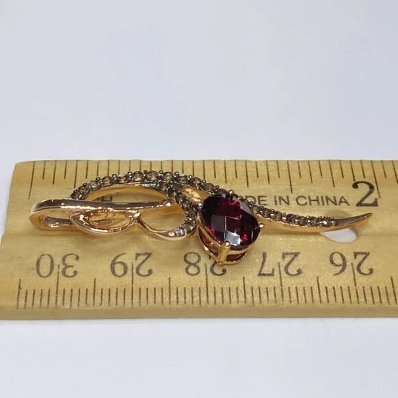 Levian / NEW / Gemstone Heart swirl Necklace / 14K Gold - Picture 4 of 4